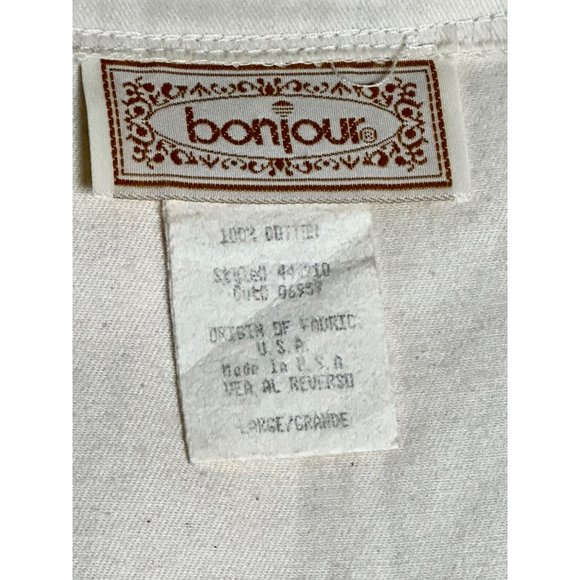 WOMENS BON JOUR VEST/BLOUSEI IN BUTTER YELLOW SIZE LARGE - Picture 3 of 7